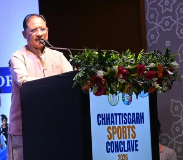 छत्तीसगढ़ में पहली बार हुआ स्पोर्ट्स कॉन्क्लेव: मुख्यमंत्री विष्णु देव साय बोले – खेलों में बनेगा नया इतिहास, खिलाड़ियों को मिलेगी विश्वस्तरीय सुविधाएं