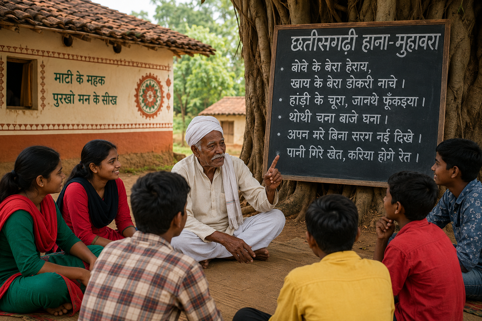 छत्तीसगढ़ी हाना-अउ मुहावरा: माटी के महक, पुरखा मन के सीख अउ जिनगी के सच्चा गुर