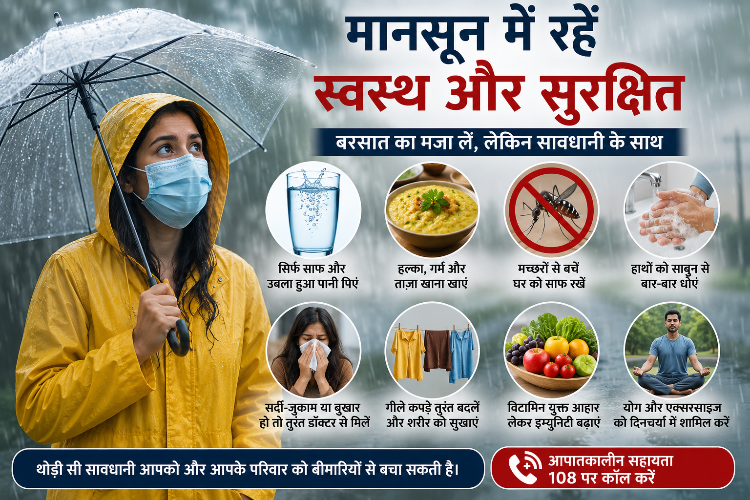 बरसात म बने रहिबे स्वस्थ: मानसून म बीमारी ले बांचे बर डॉक्टर मन के 8 जरूरी सलाह, जानव का करबो अऊ का नई करबो