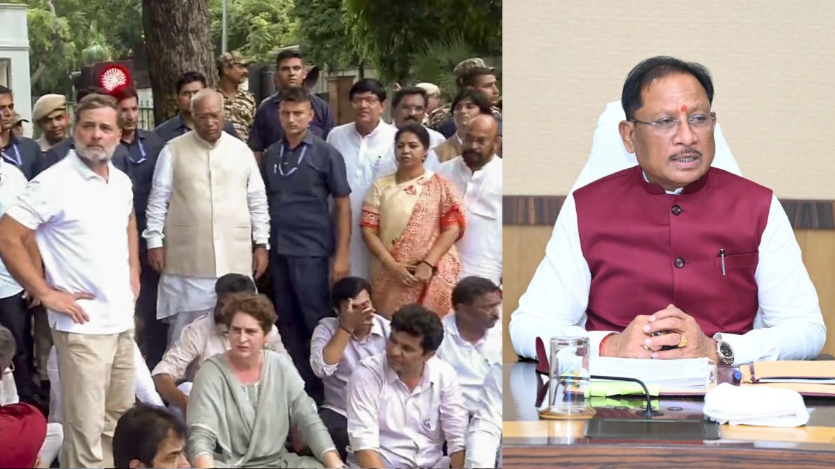 पीएम आवास बाहिर प्रदर्शन ला लेके मुख्यमंत्री विष्णुदेव साय के कांग्रेस ऊपर हमला, कहिन– लोकतांत्रिक मर्यादा के खिलाफ ए राजनीति ला जनता नई करही स्वीकार
