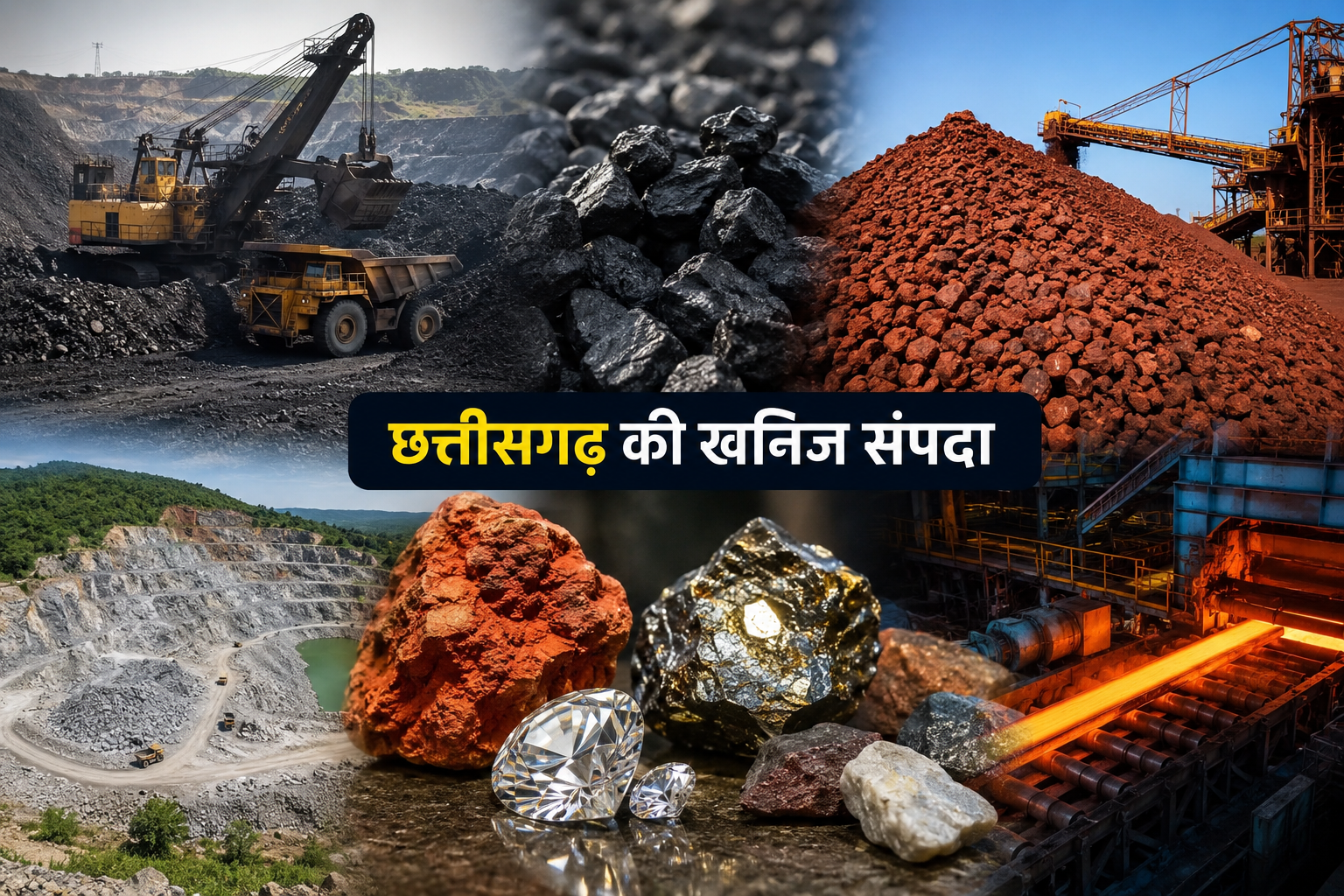छत्तीसगढ़ के खनिज संपदा: जमीन के नीचे छुपे खजाना ले ‘मिनरल पावर हाउस’ बने के सफर, जानव 2030 तक के बड़ा रोडमैप